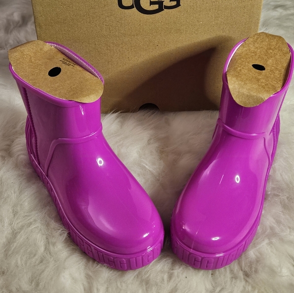 UGG AUSTRALIA DRILITA PINK RAIN BOOT - Picture 4 of 5